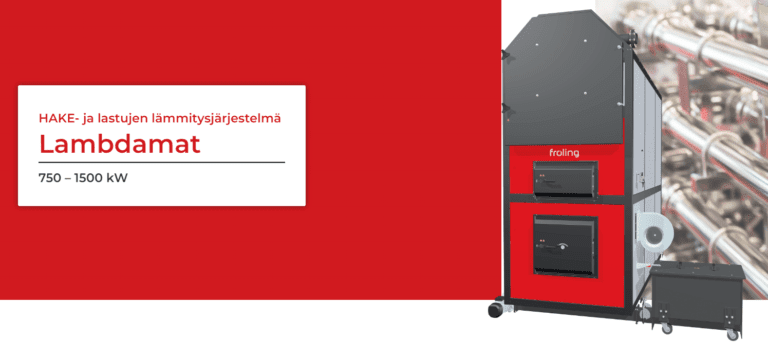 Fröling Lambdamat 750-1500 kW - Hake-ja turvekattila