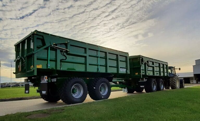 WF-T ja WF-TS viljan ja säiliörehun kuljetusvaunut - Western perävaunut